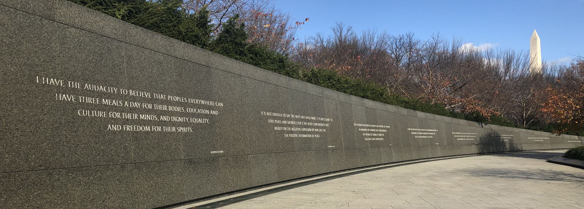 MLK Inscription Wall